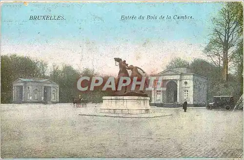 Cartes postales Bruxelles Entree du Bois de la Cambre