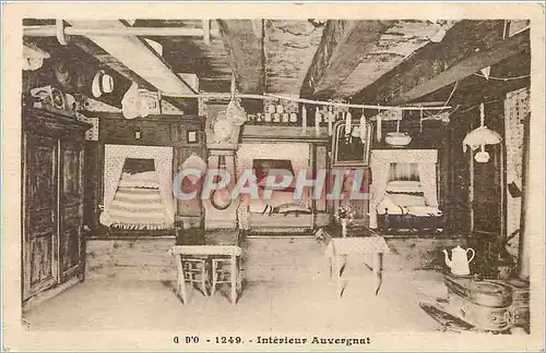 Cartes postales Interieur Auvergnat