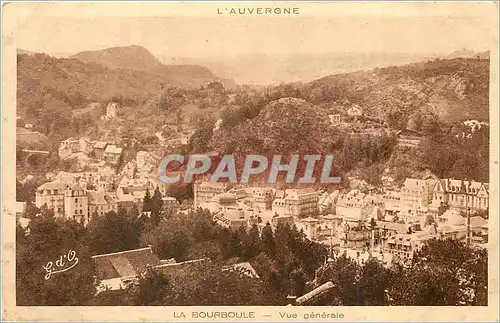 Cartes postales L'Auvergne La Bourboule Vue generale