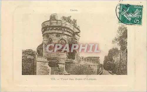 Cartes postales Caen Tour des Gens d'Armes