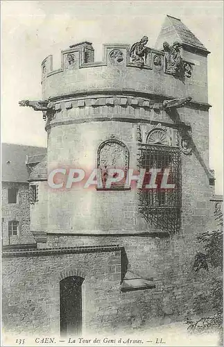 Ansichtskarte AK Caen La Tour des Gens d'Armes