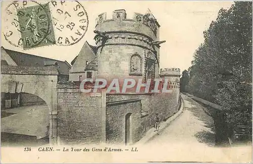 Cartes postales Caen La Tour des Gens d'Armes