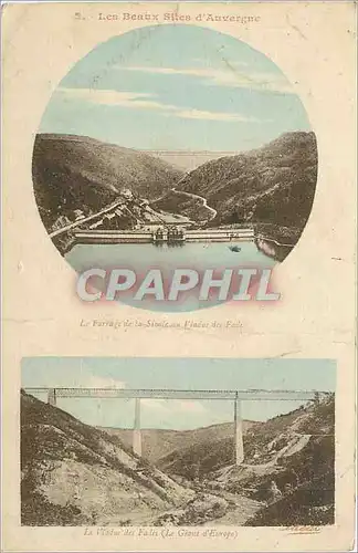 Cartes postales Les Beaux Sites d'Auvergne Viaduc des Fades