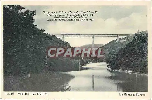 Cartes postales Viaduc des Fades Le Geant d'Europe