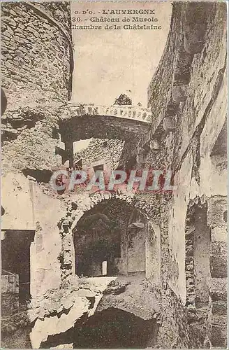 Cartes postales L'Auvergne Chateau de Murois Chambre de la Chatealaine