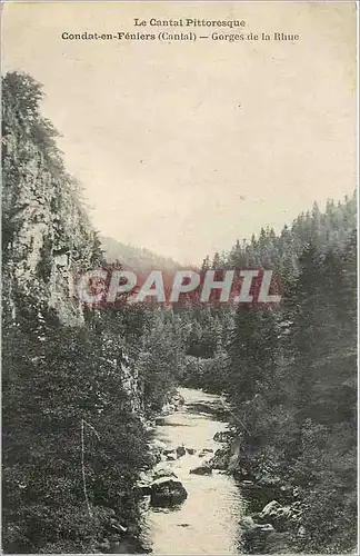 Cartes postales Le Cantal Pittoresque Condat en Feniers Cantal Gorges de la Rhune