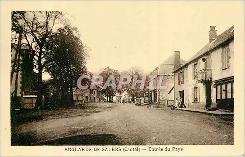 Cartes postales Anglards de Salers Cantal Entree du Pays