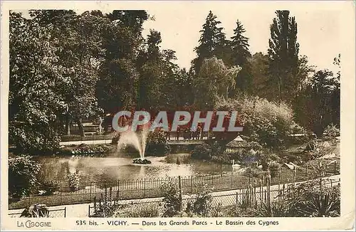 Cartes postales Vichy Dans les Grands Parcs Le Bassin des Cygnes