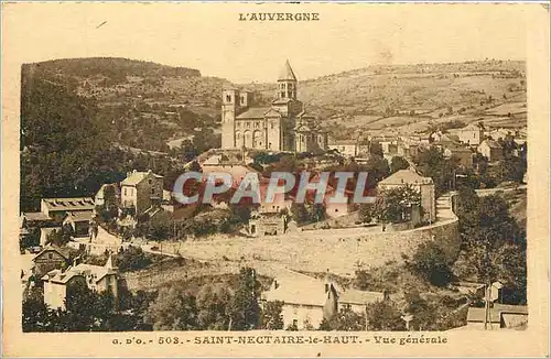 Ansichtskarte AK L'Auvergne Saint Nectaire le Haut Vue generale