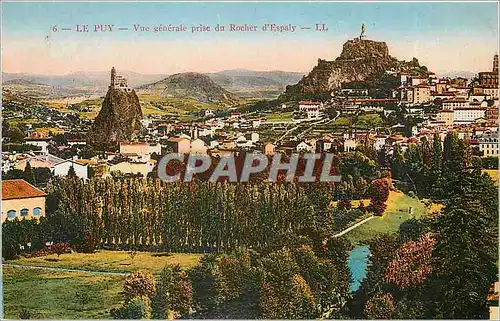 Ansichtskarte AK Le Puy Vue Generale prise du Rocher d'Espaly