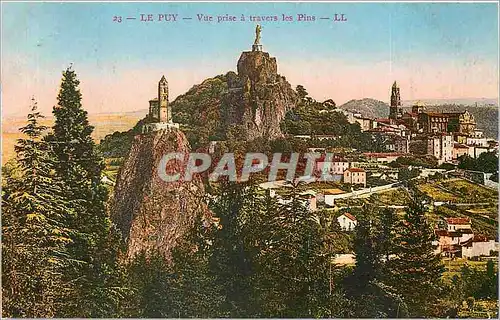 Cartes postales Le Puy Vue prise a travers les Pins