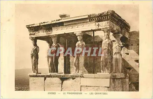 Cartes postales Athenes Le Pandroseion Les Cariatides