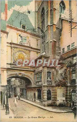 Cartes postales Rouen La Grosse Horloge