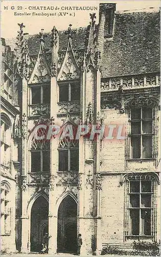 Ansichtskarte AK Chateau de Chateaudun Escalier flamboyant