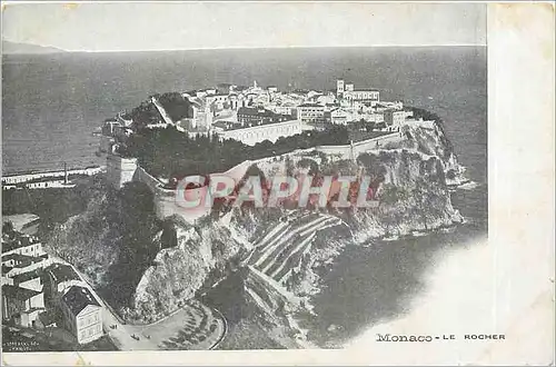 Cartes postales Monaco Le Rocher