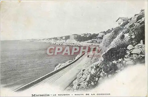 Ansichtskarte AK Marseille Le Roubion Route de la Corniche