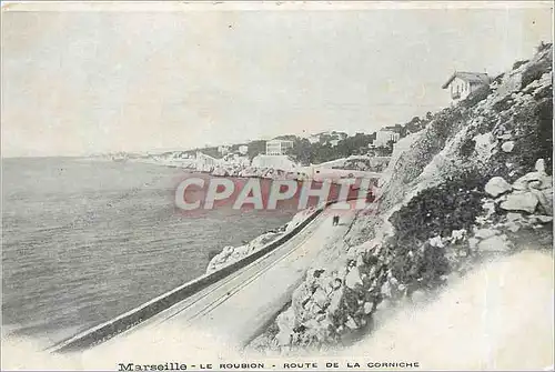 Ansichtskarte AK Marseille Le Roubion Route de la Corniche