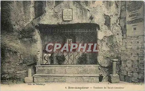 Cartes postales Roc Amadour Tombeau de Saint Amadour