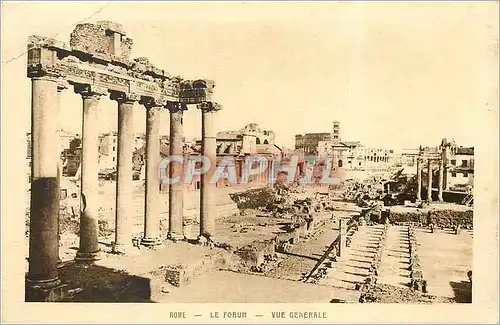 Cartes postales Rome Le Forum Vue Generale