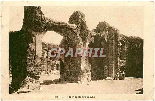 Cartes postales Rome Thermes de Caracalla
