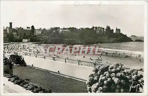 Ansichtskarte AK Dinard L et V La pointe de la Malouine et la plage vues des terrasses du Casino