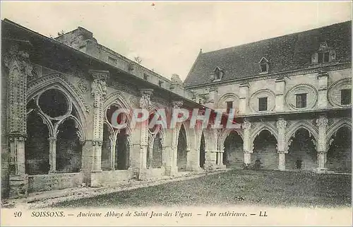 Cartes postales Soissons Ancienne Abbaye de Saint Jean des Vigues Vue exterieure