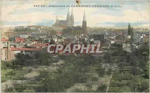 Cartes postales Panorama de Clermont Ferrand P de D