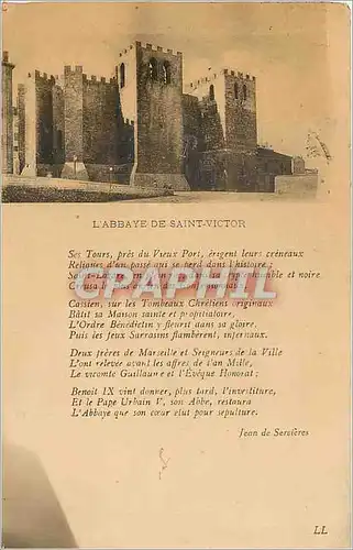 Cartes postales L'Abbaye de Saint Victor