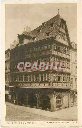 Cartes postales Alt Strassburg Els Kammerzellsches Haus