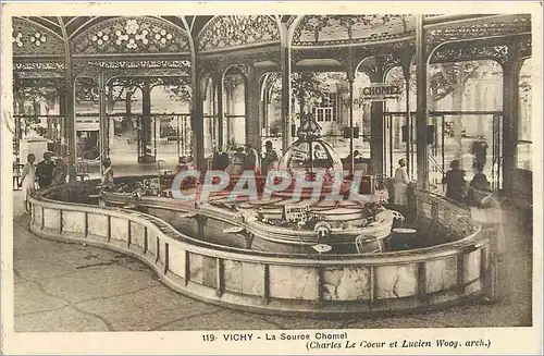 Cartes postales Vichy La Source Chomel Charles Le Coeur et Lucien Woog arch