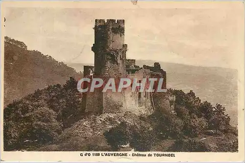 Cartes postales L'Auvergne Chateau de Tournoel