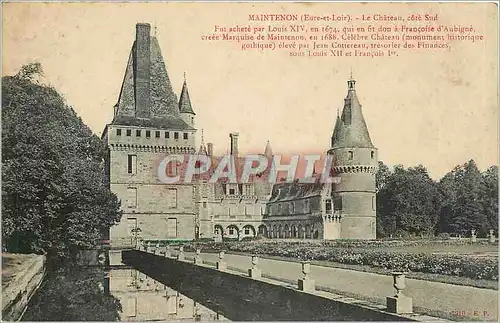 Ansichtskarte AK Maintenon Eure et Loir Le Chateau cote Sud