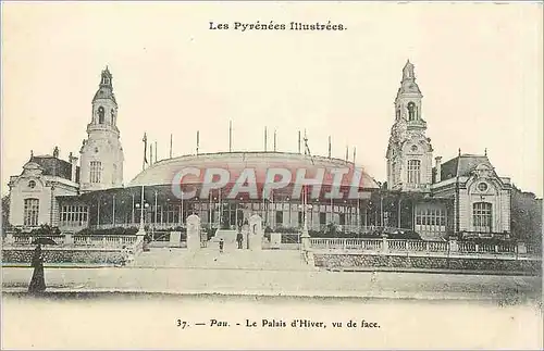 Cartes postales Pau Le Palais d'Hiver vu de face