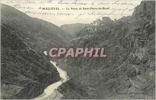 Cartes postales Malleval La Route de Saint Pierre de Boeuf