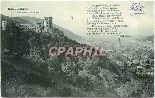 Cartes postales Heidelberg Von der Terrasse