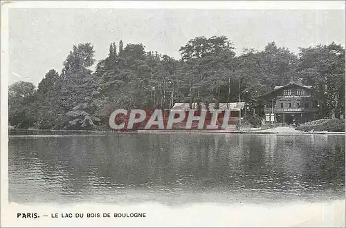 Cartes postales Paris Le Lac du Bois de Boulogne