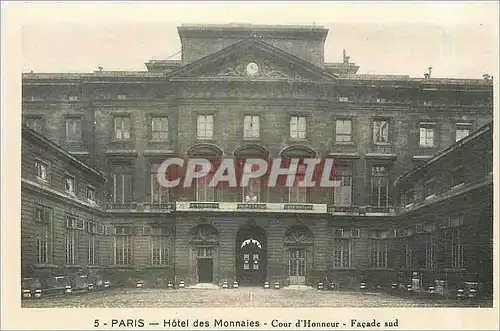 Cartes postales Paris Hotel des Monnaies Cour d'Honneur Facade sud