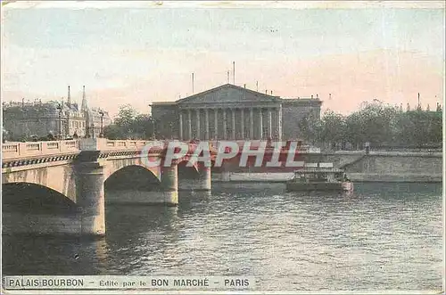 Cartes postales Palais Bourbon Edite par le Bon Marche Paris