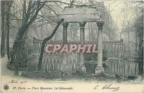 Cartes postales Paris Parc Monceau La Colonnale