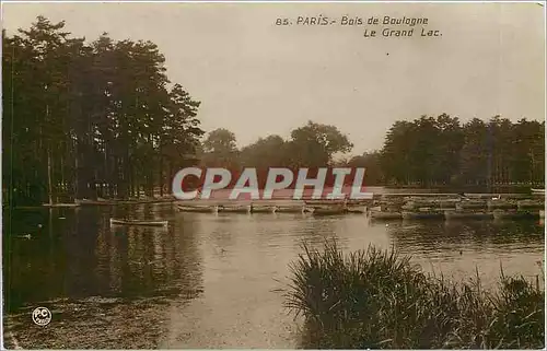 Ansichtskarte AK Paris Bois de Boulogne Le Grand Lac