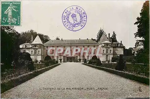 Cartes postales Chateau de la Malmaison Rueil Facade