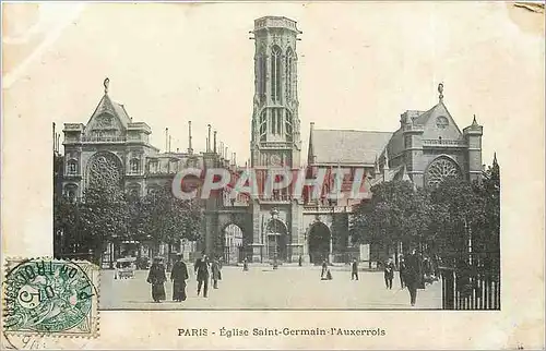 Cartes postales Paris Eglise Saint Germain l'Auxerrois