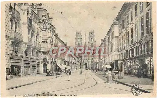 Cartes postales Orleans Rue Jeanne d'Arc