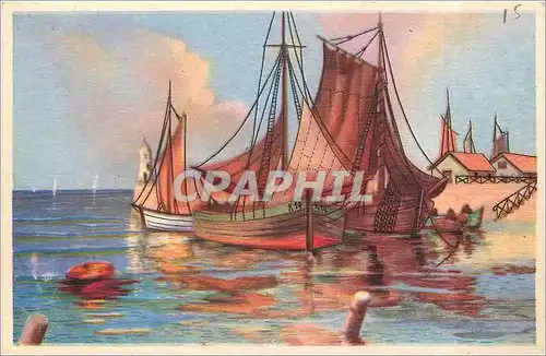 Cartes postales Bateaux de peche