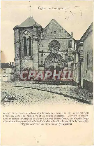 Ansichtskarte AK Eglise de Longpont