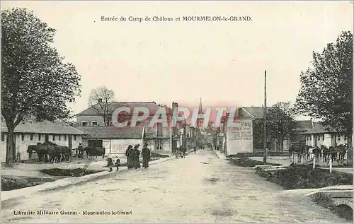 Cartes postales Entree du Camp de Chalons et Mourmelon le Grand