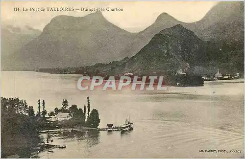 Cartes postales Le Port de Talloires Duingt et le Charbon