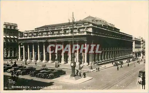 Cartes postales Bordeaux Le Grand Theatre