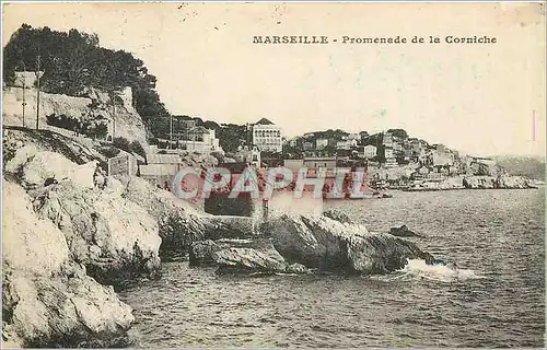 Cartes postales Marseille Promenade de la Corniche