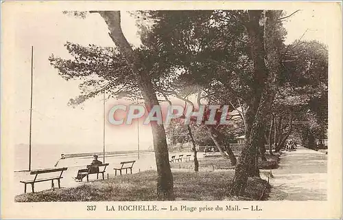 Ansichtskarte AK La Rochelle La Plage prise du Mail